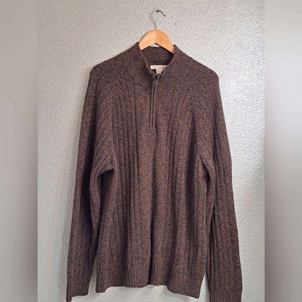 Geoffrey Beene Men's 1/4 Zip Pullover Sweater  XXL